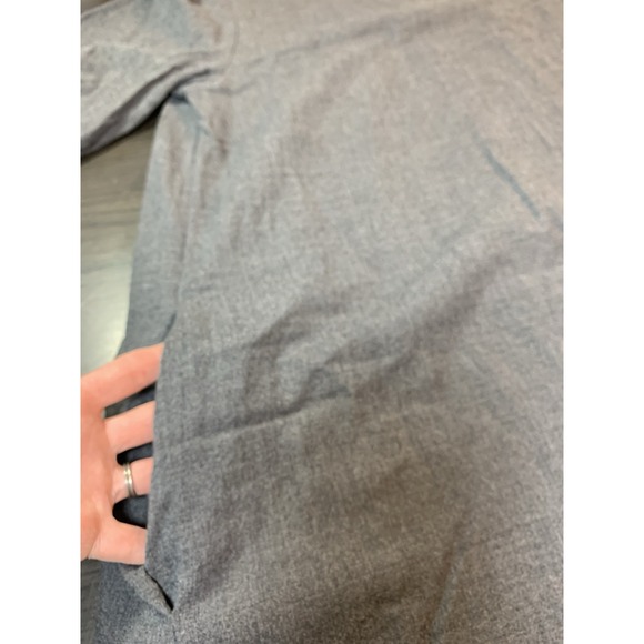 COS Wool Blend Shift Dress Womens US 6 Oversized Gray Tunic Lagenlook Scandi - Picture 7 of 13